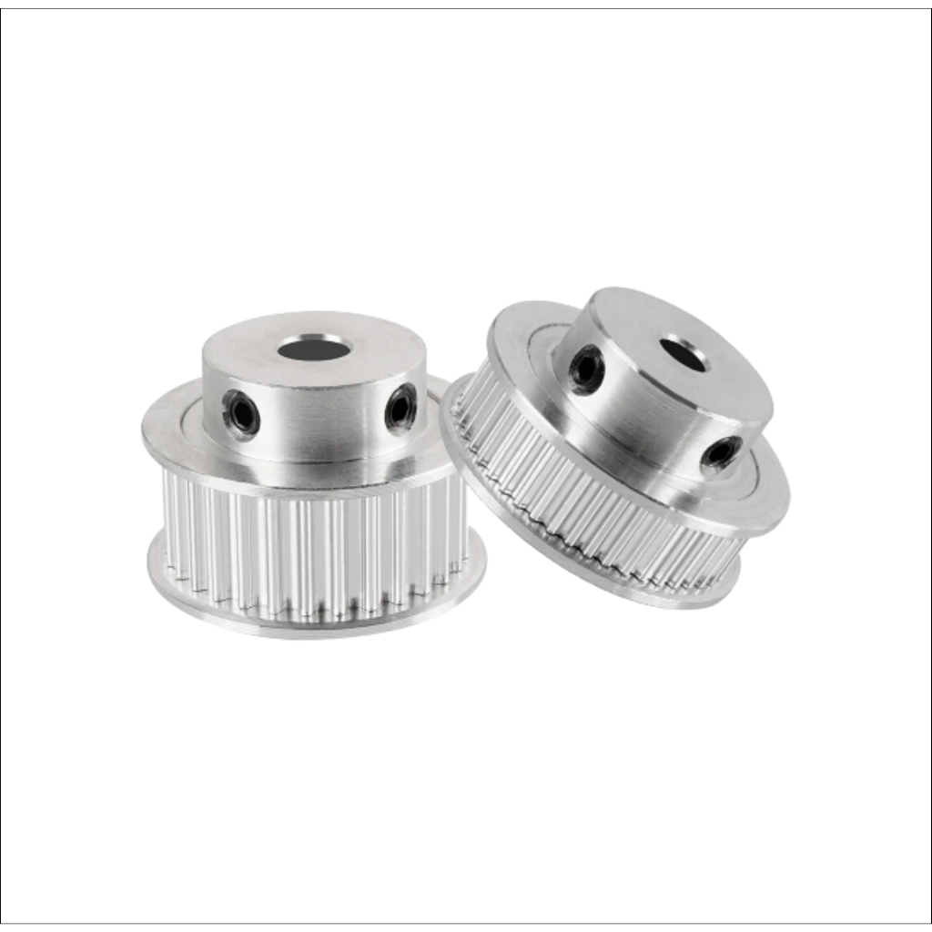 [HAEBOT] GT2 Pulley Timing CNC 40T W6 Bore 5 6 6.35 8 10 12 mm Puley 3D XL Printer Aluminium Pitch 2mm Aktuator Slider Router Mekanik 40 Teeth Gigi