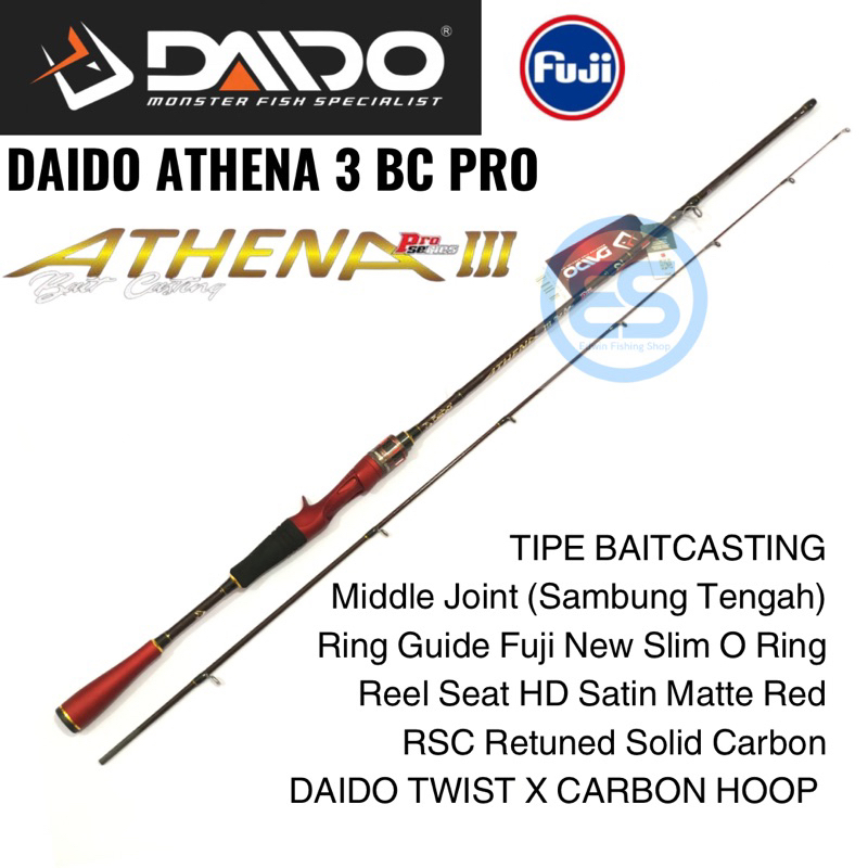 JORAN DAIDO ATHENA III 3 Pro Series Ring Fuji BC Baitcasting