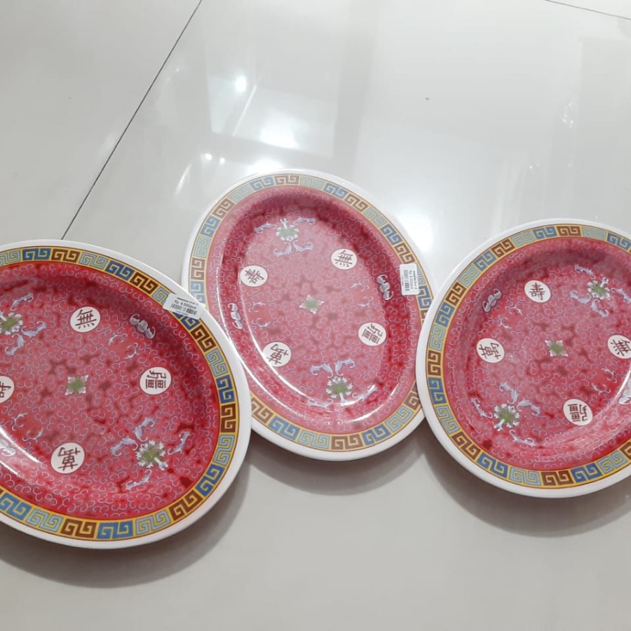 Piring oval melamine 12&amp; 14