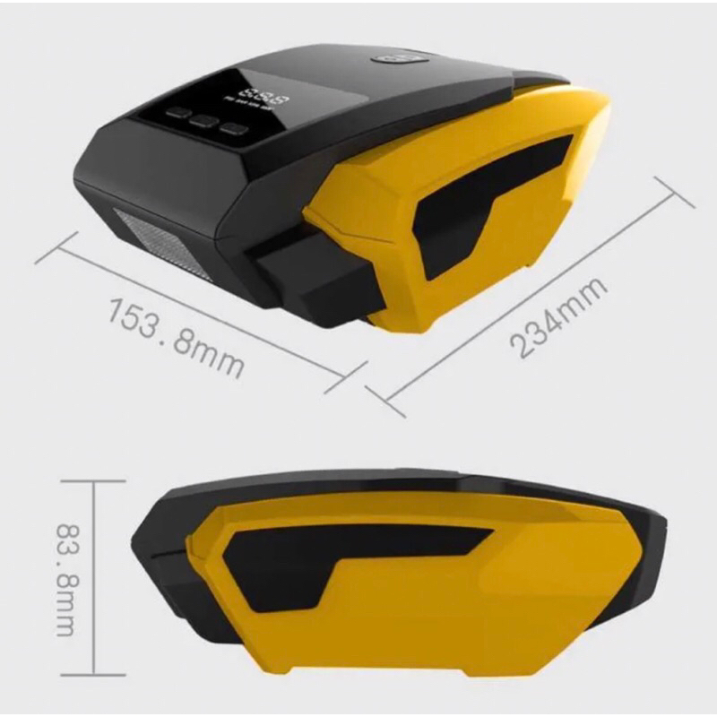 Inflator mobil Air Compressor digital Pompa ban mobil elektrik serbaguna - 1166