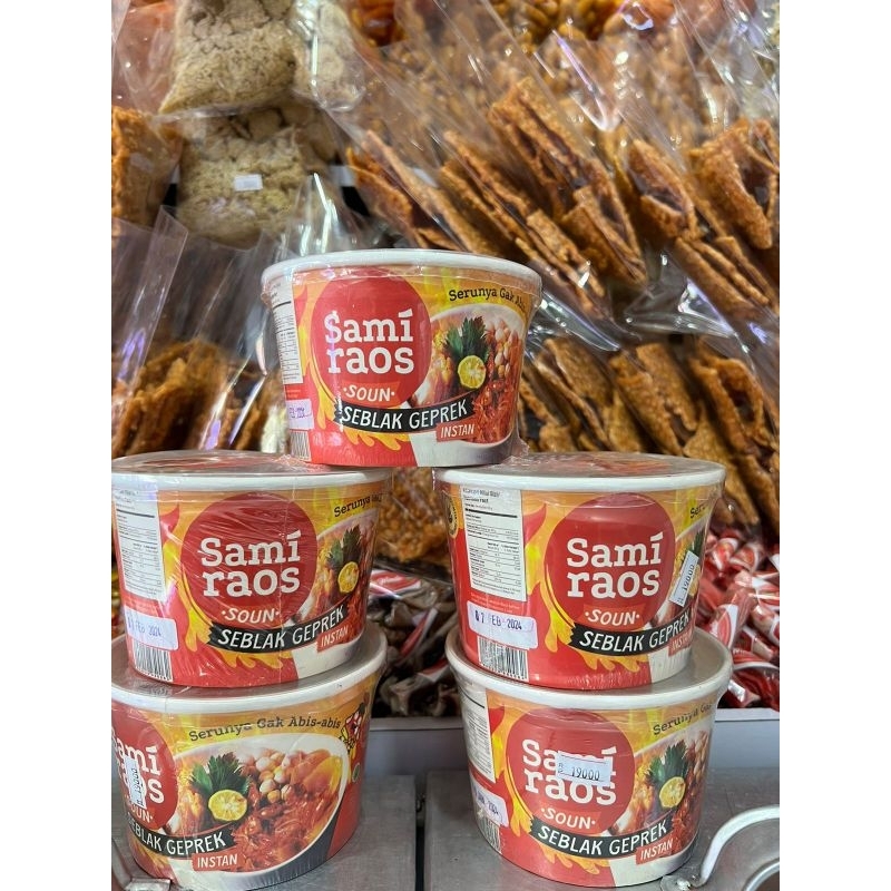 Seblak Geprek Sami Raos Tinggal Seduh Saja 135g