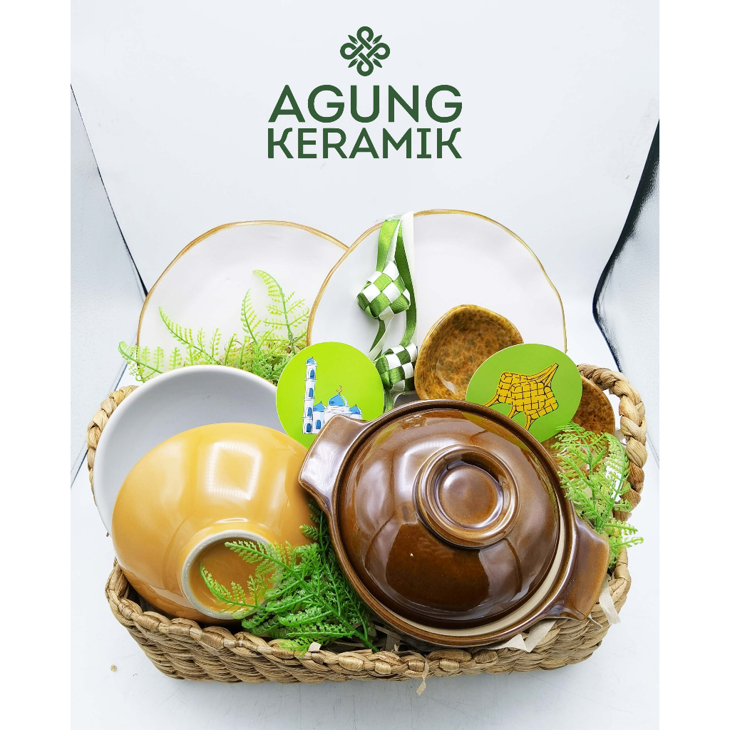 

Hampers Agung Keramik Wood Series|Parsel Wedding Lebaran Natal Ultah