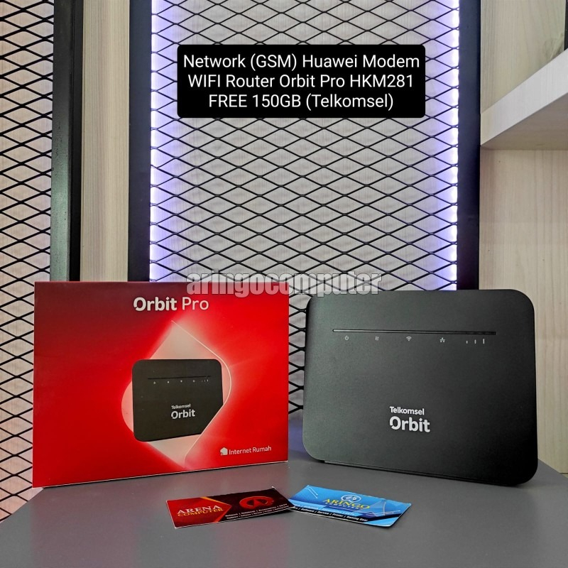 Network (GSM) Huawei Modem WIFI Router Orbit Pro HKM281 - FREE 150GB (Telkomsel)