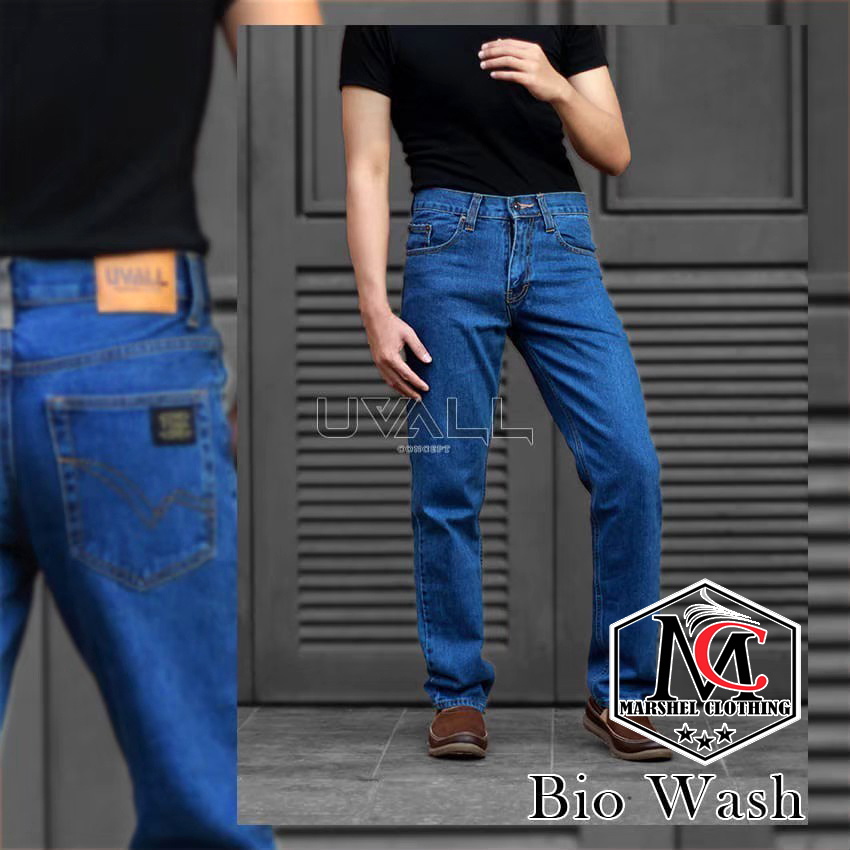 RCL - Celana Jeans Standar / Regular Original Uvall Concept 28 Sampai 38 Jumbo Big Size