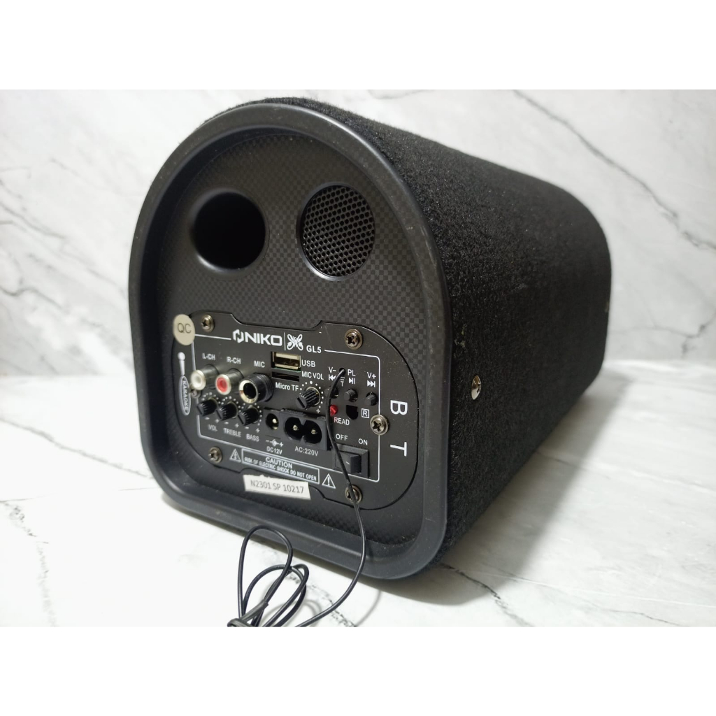 Speaker Aktif NIKO NK-GL5 Bluetooth Radio / Salon Aktif GL 5 INC / Speker Aktif / BISA UNTUK MOBIL