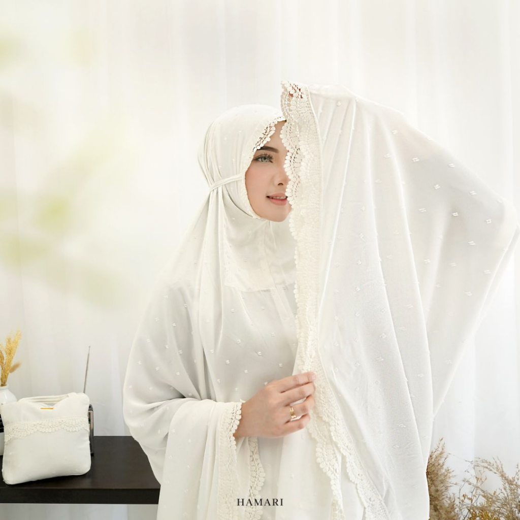 Hamari - Mukena Silk Premium 2in1 Jumbo Rayyana Series