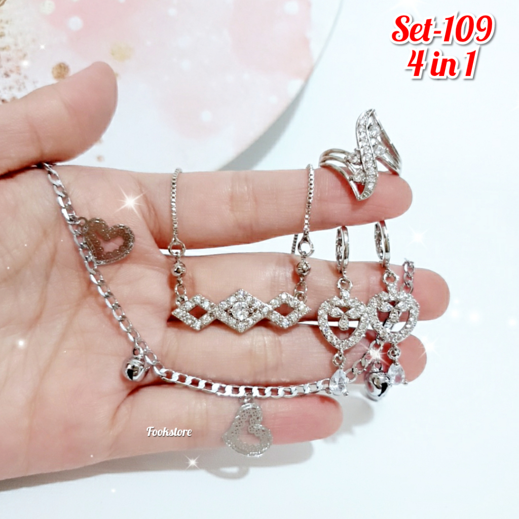 SET KALUNG DEWASA ISI 4 ITEM XUPING AKSESORIS /SET-109