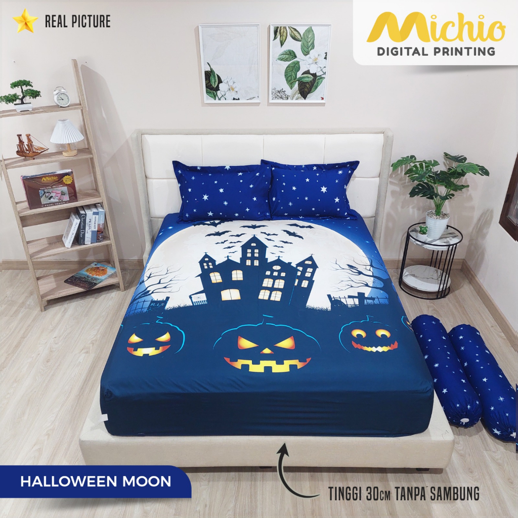 Michio Digital Printing Sprei Uk 160/180 T 30 - Motif Anak