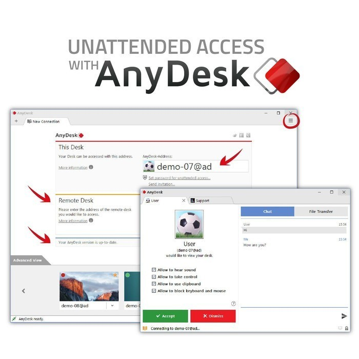 TERBARU AnyDesk 7.1.11 Multilingual  - Remote Application