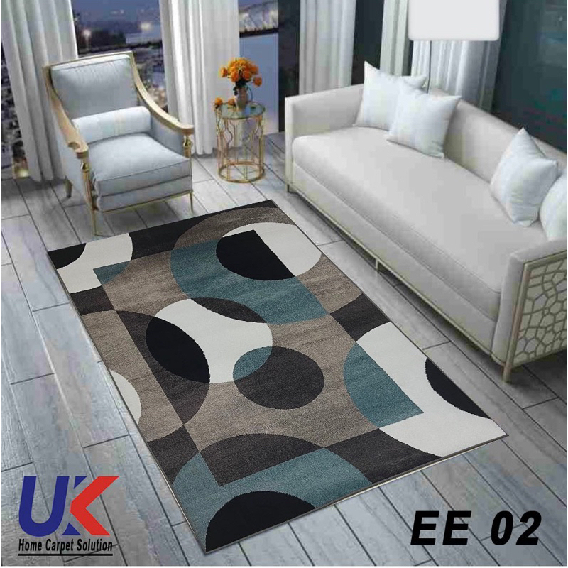 [180 x 230 cm] Karpet Lantai Eropa Design Minimalis Modern / Turki