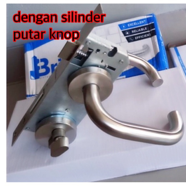 PROMO TERMURAH KUNCI HANDLE PINTU PISAH BRILON SUS 304 SET KUNCI PINTU KOMPLIT KNOP PUTAR HANDLE PISAH MODEL  KNOP PISAH/KUNCI PINTU LENGKAP STANLIS STEEL COMPUTERS