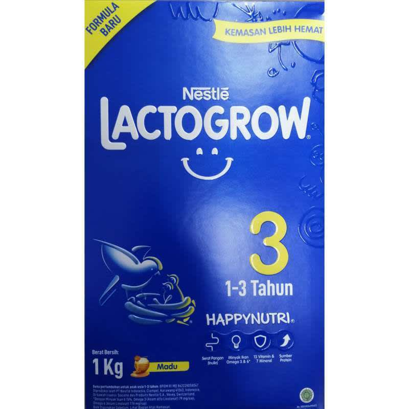 

Lactogrow 3 & 4 Madu / Vanila 1.000 Gram - Susudot