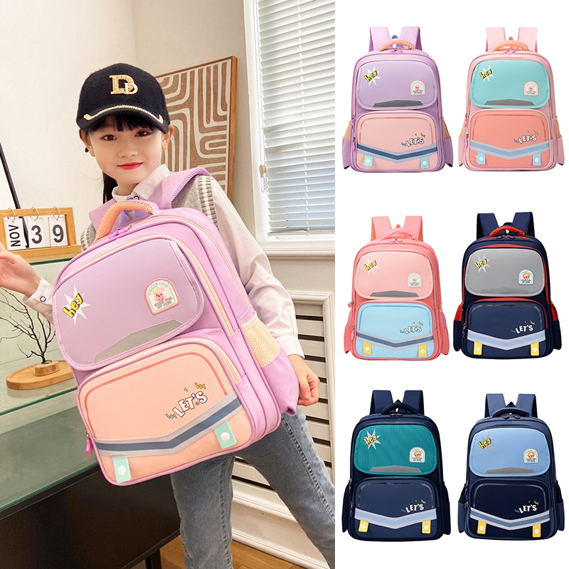 [MONA] Tas Ransel Anak Sekolah Model Simple buat SD Kualitas Import Premium -M0221