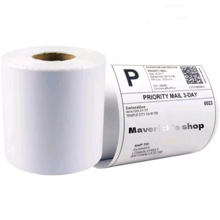 

[MS] Kertas Thermal Label Barcode 100 x 150 mm isi 500 Pcs