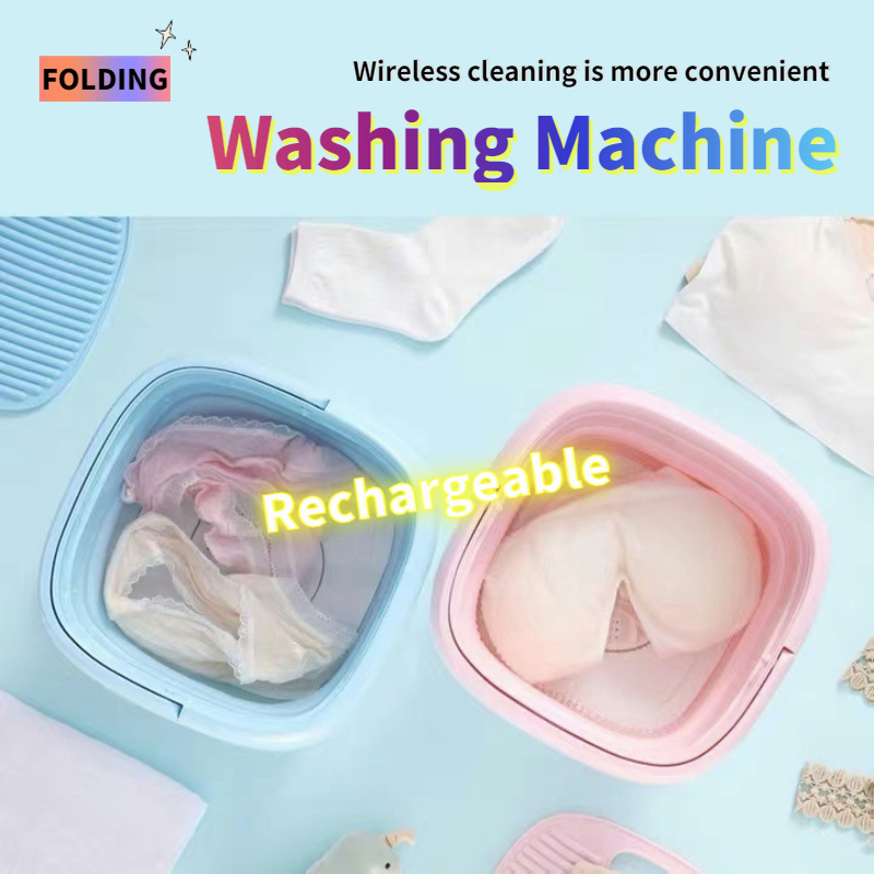 YUN Mall  Mesin Cuci Mini Portable Mesin Cuci Lipat Mini Folding Washing Machine Mesin Cuci Kecil KAPASITAS 2,5kg