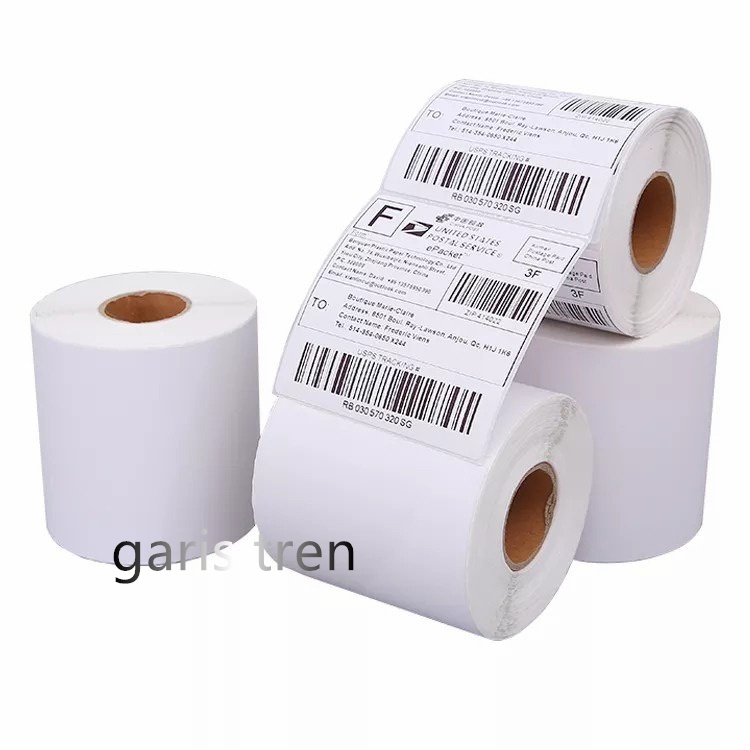 

[GS]Kertas Thermal 100x150 mm isi 500 Pcs / Label thermal barcode Roll A6