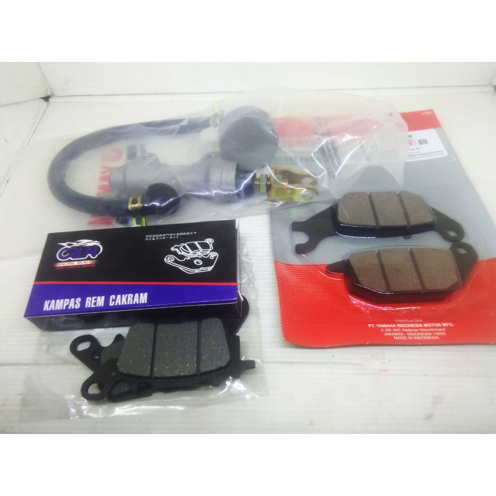 Paket Rem dan Lainya Master rem belakang Jupiter mx new R25 mx king Xabre + dispad kampas rem depan belakang