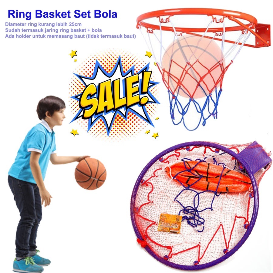 Mainan Ring Bola Basket Mainan No.NB-01