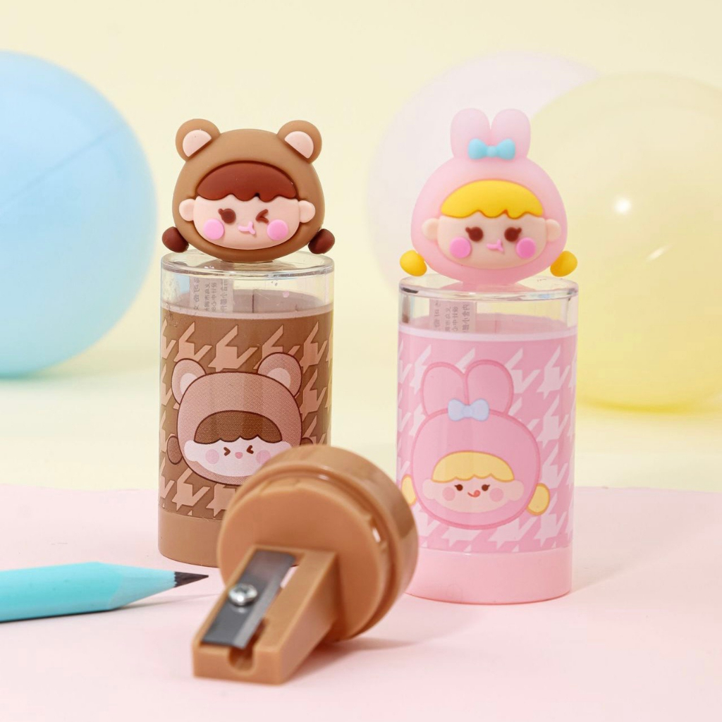 KENSHO Rautan Karakter Lucu Cute / Serutan Pensil / Pencil Sharpener Import