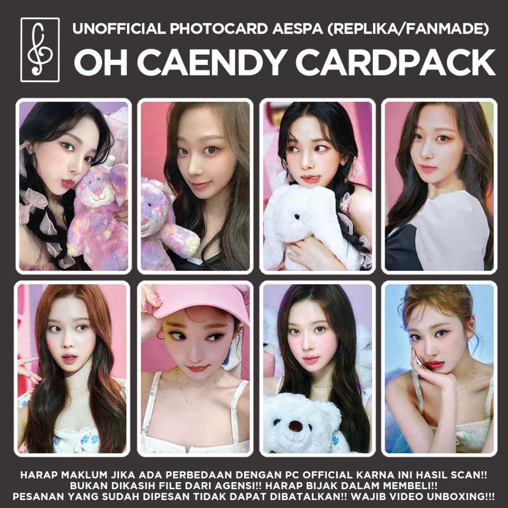 [REPLIKA AESPA] OH CAENDY PHOTOCARD UNOFFICIAL