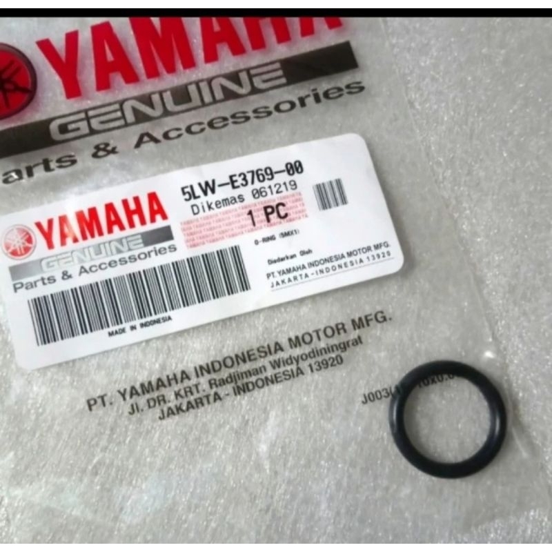 KARET ORING TUTUP OLI ATAS NOUVO MIO SOUL GT XRIDE FINO XEON LEXI SCORPIO ASLI ORI YAMAHA 5LW E3769 00