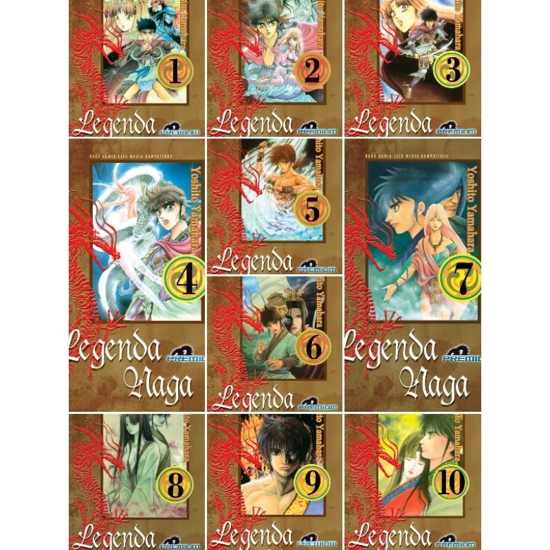 Komik Legenda Naga Premium vol 1 8 9 10 - Yoshito Yamahara