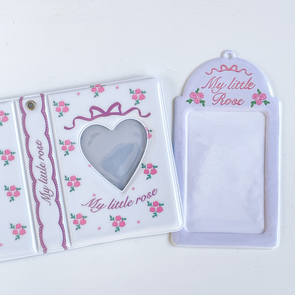 (Ready) Little rose collect book photocard holder / album foto