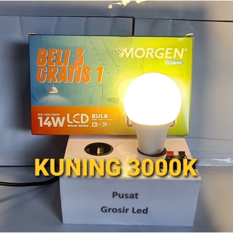 Lampu Led MORGEN 14 Watt Beli 3 Gratis 1