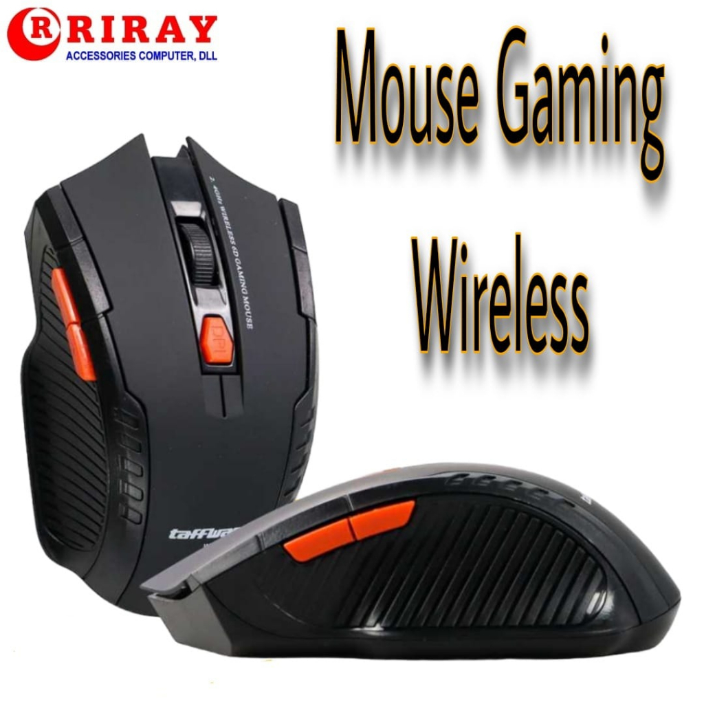 MOUSE WIRELESS GAMING 2000DPI TANPA KABEL UNTUK LAPTOP DAN KOMPUTER