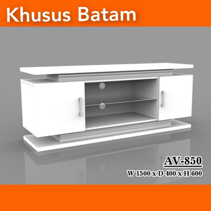 meja tv/rak tv/meja rak tv/bufer tv/AUDIO VIDEO RACK AV-850 UK.1500x400x600mm(KHUSUS LOKASI BATAM)