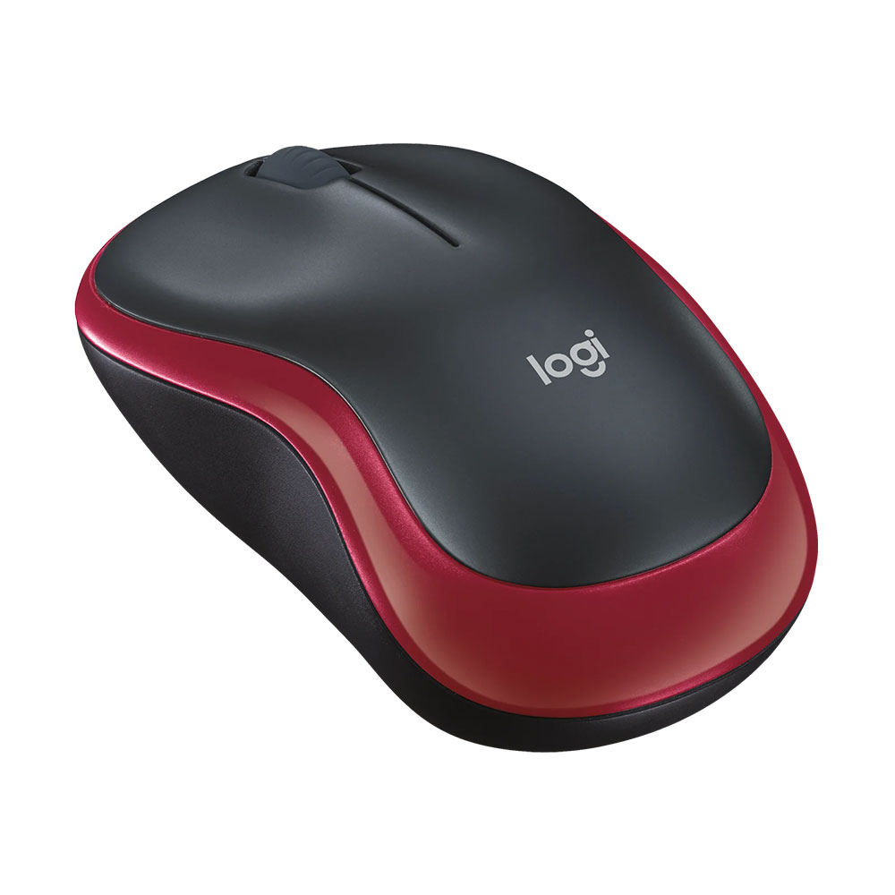 Logitech Wireless Mouse - M185 - Red