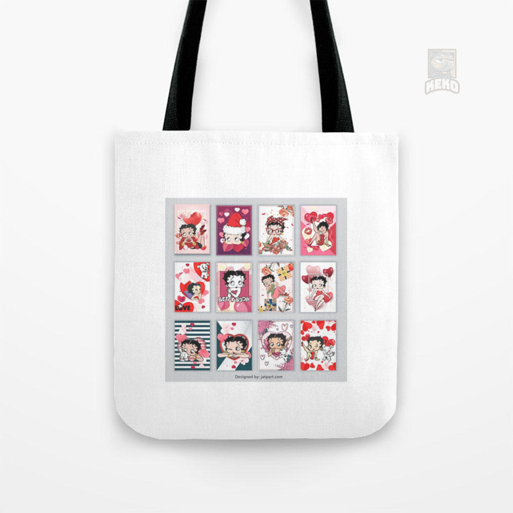 Betty Boop Collage Tote Bag Kanvas