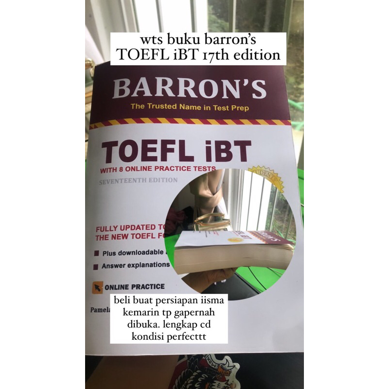 PRELOVED Barron’s TOEFL iBT 17th Edition