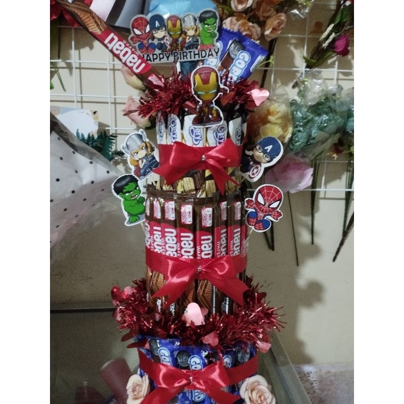 

snack tower/snack cak e/snack ultah