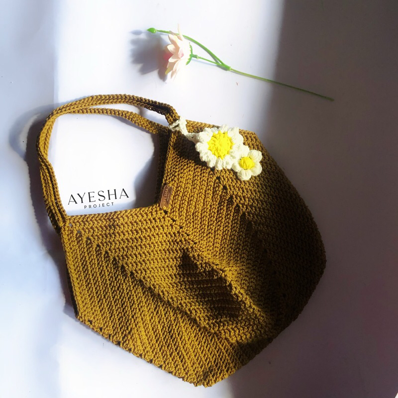 (AYESHA) Tas Rajut Granny | Granny Crochet bag| tas Rajut afshan