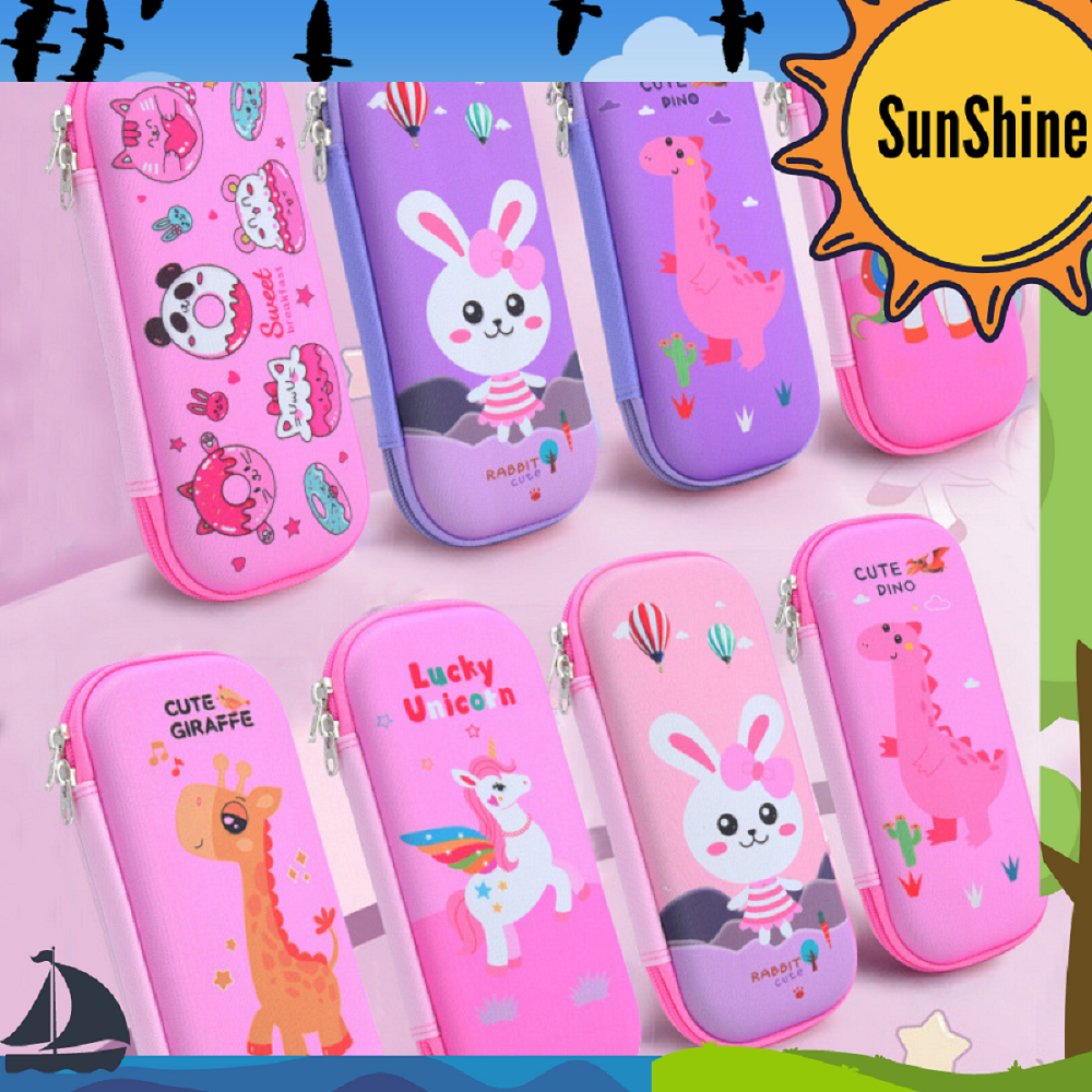 

✨ Sunshine Fancy ✨ Kotak Pensil / Pensil Case Jumbo Cute Motif Lucu SK0067