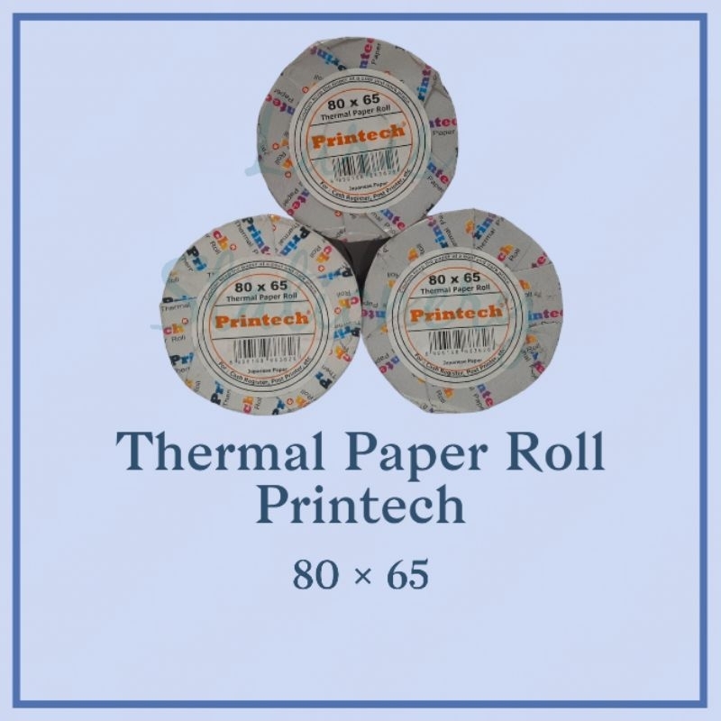 

Thermal Paper Roll 80 × 65 Kertas Kasir Roll Printer Bluetooth