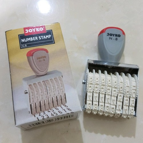 

Number stamp 8 digit /stempel angka/stamp cap JOYKO N.8