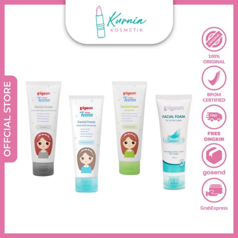 Pigeon Facial Foam 100gr sabun cuci muka