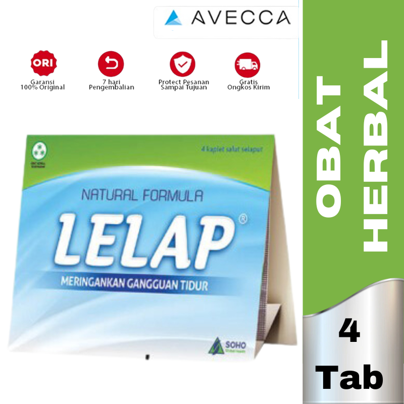 Lelap Obat Herbal Isi 4 Tab