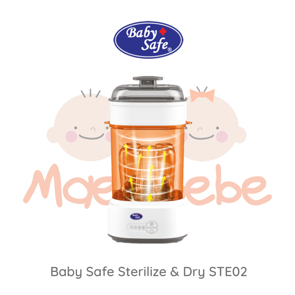 Baby Safe Sterilize &amp; Dry Steril dan Pengering Botol STE02