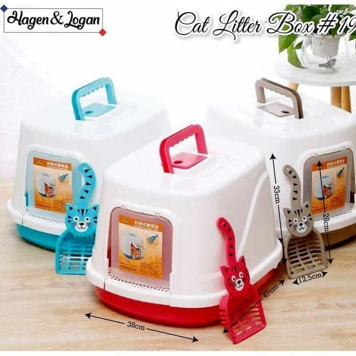 OJOL - Cat Litter BOX 19 Tempat Pasir Kucing MINUSAN BACA DESKRIPSI