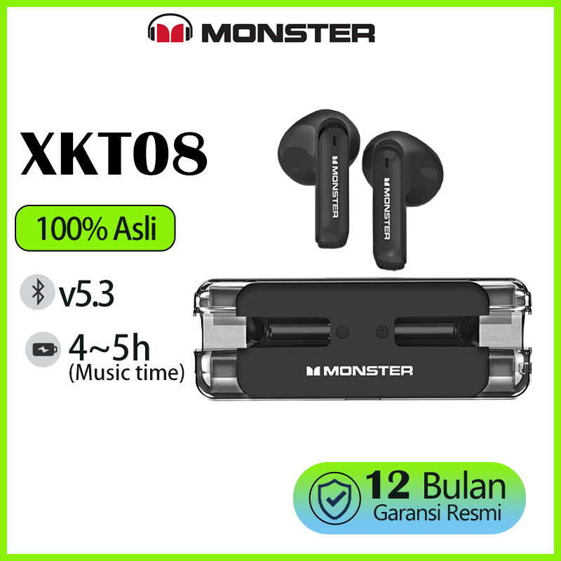 Monster Storm XKT08 headset bluetooth headphone Earphone Headset Headphone Earbuds TWS game