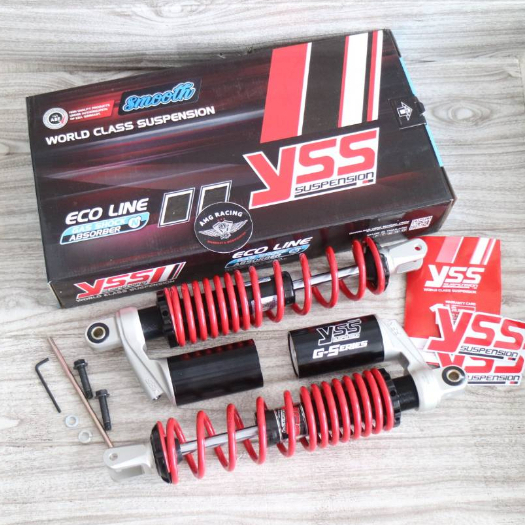 YSS Shock XMAX YSS G-series Merah Tabung atas Hitam X-MAX Shockbreaker