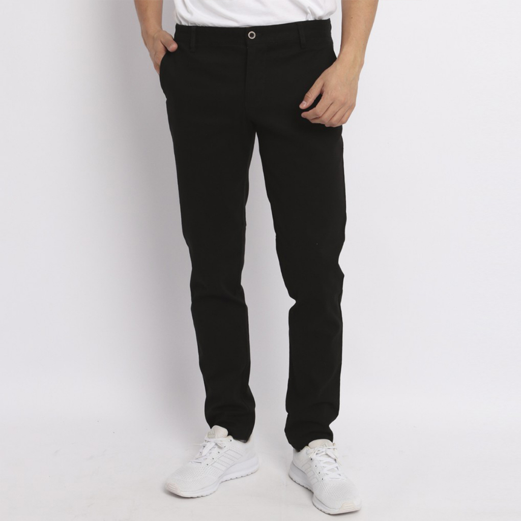 Size 28-44 Celana Chino Panjang Pria Jumbo Big Size Ukuran Besar Gendut Oversize Combet Melar KERJAHARIAN Santai Casual Formal Kerja Kantor Kantoran Kasual Casual Hitam Abu Cream Mocca Resleting