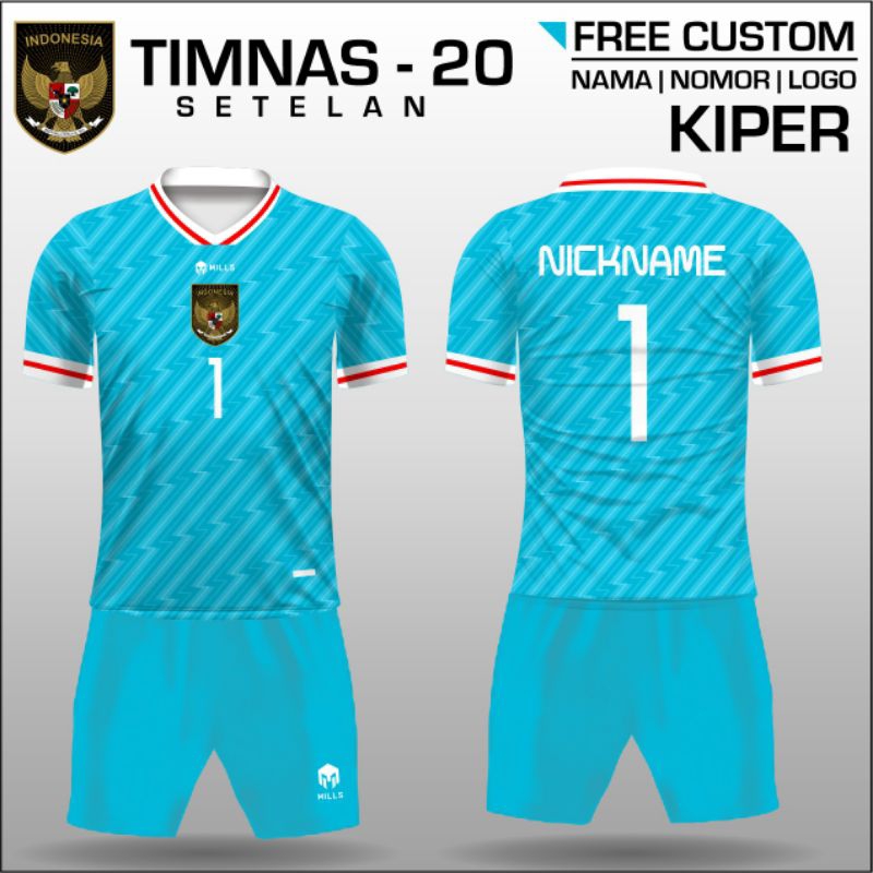 set Jersey Timnas Indonesia baju kiper timnas