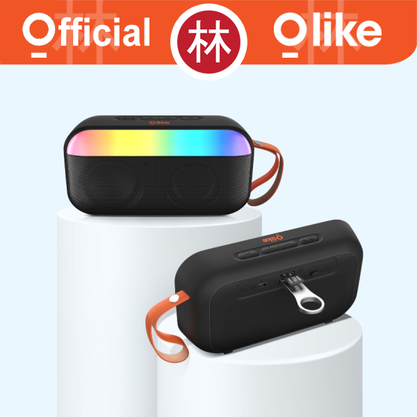 Olike SF4 by OPPO Colorful LED Portable Wireless Bluetooth Speaker TWS