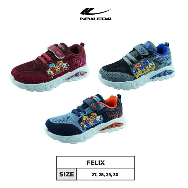 SEPATU ANAK COWOK NEW ERA INJECTION FELIX 27-30
