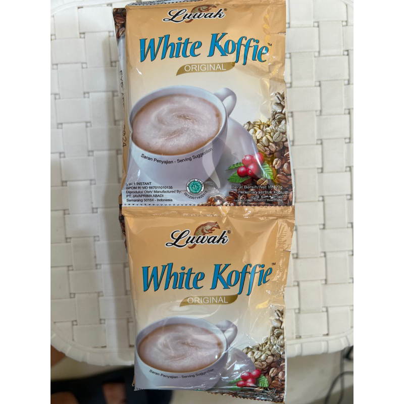 

Kopi Bubuk White Koffie Luwak Renceng