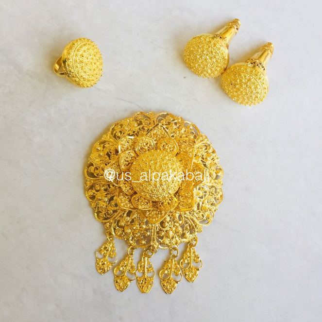 SET BROS BULAT TANPA PERMATA/BROS KEBAYA/BROS PENGANTIN/BROS BALI